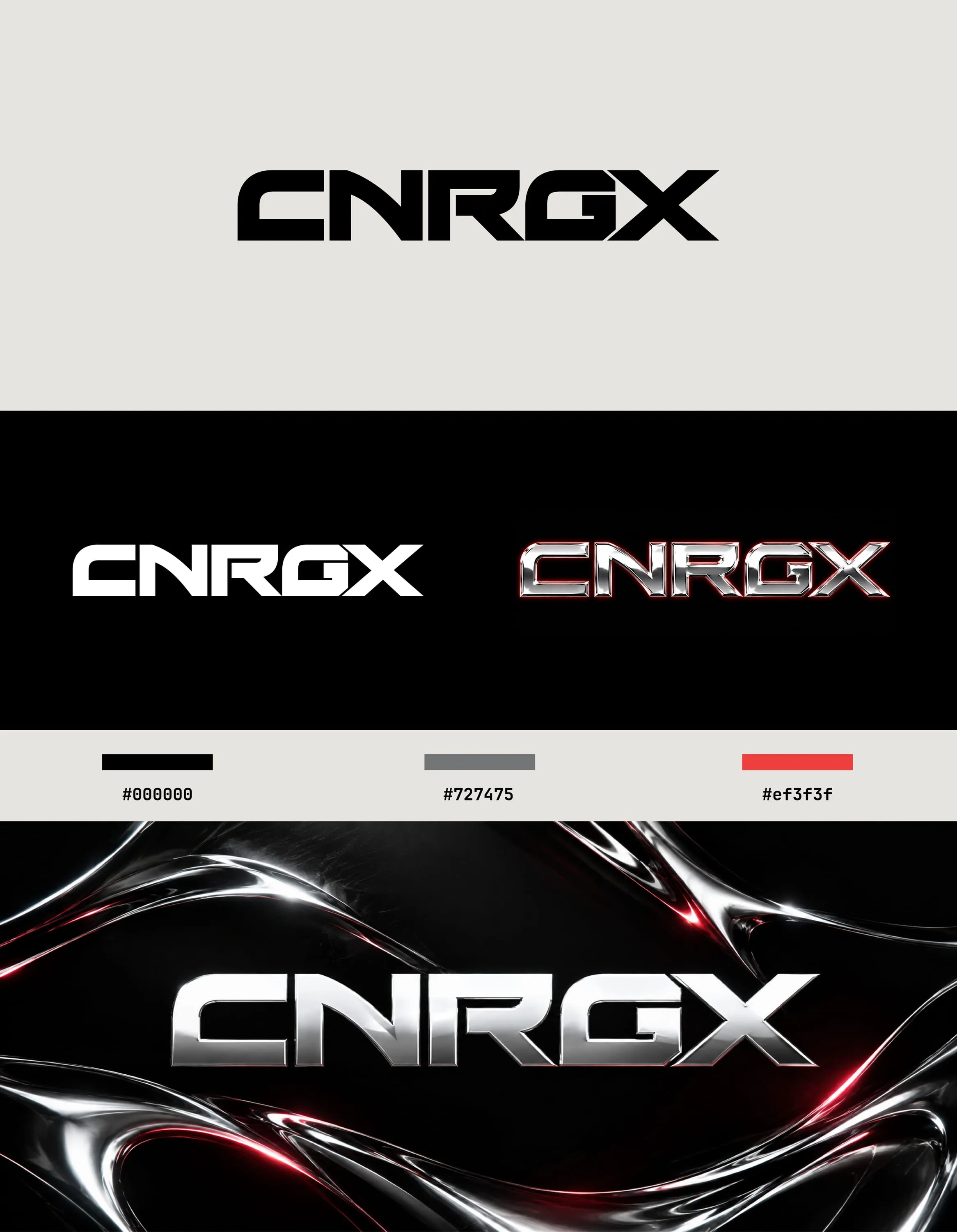 CNRGX: Logo & Brand Identity