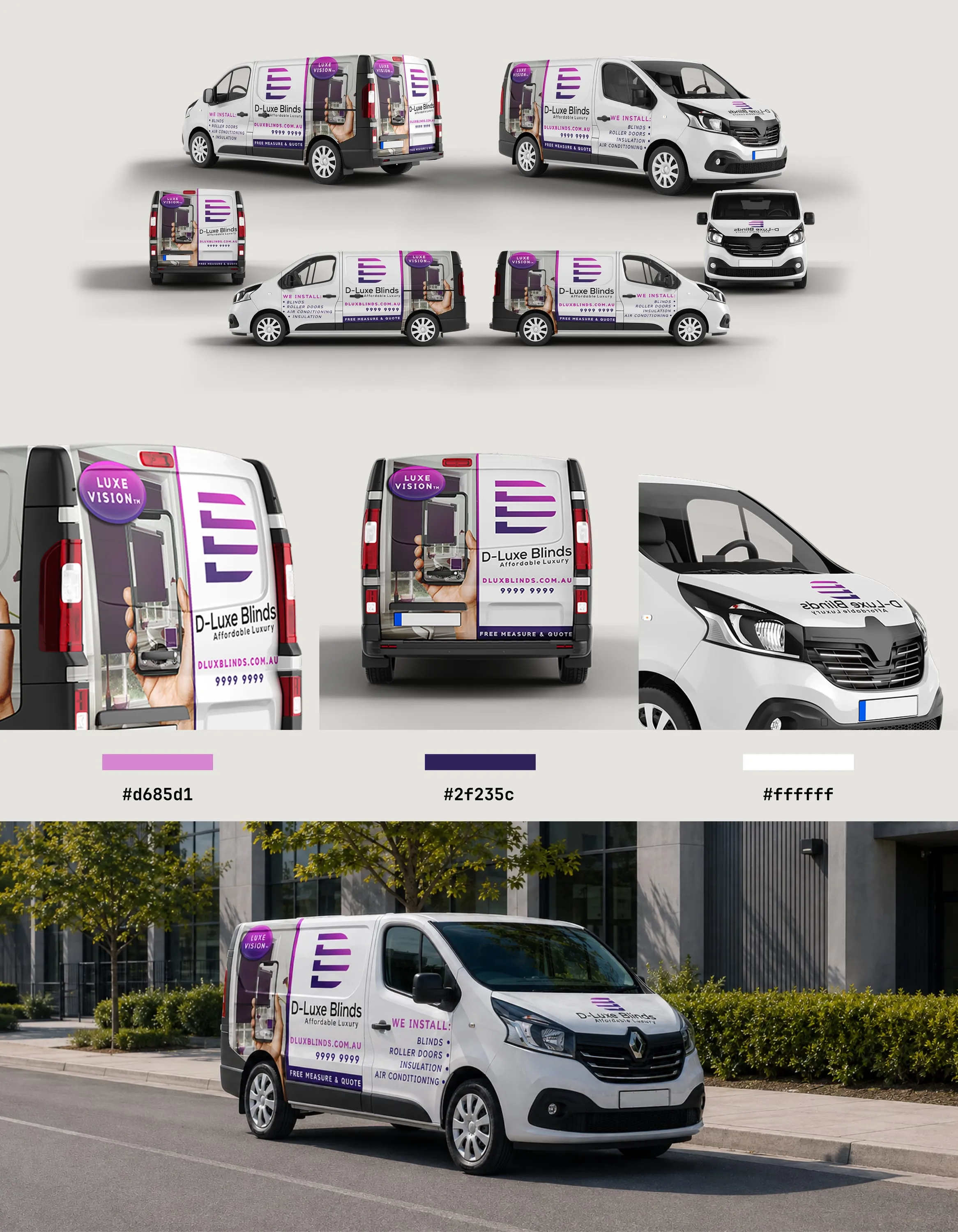 D-Luxe Blinds: Vehicle Livery