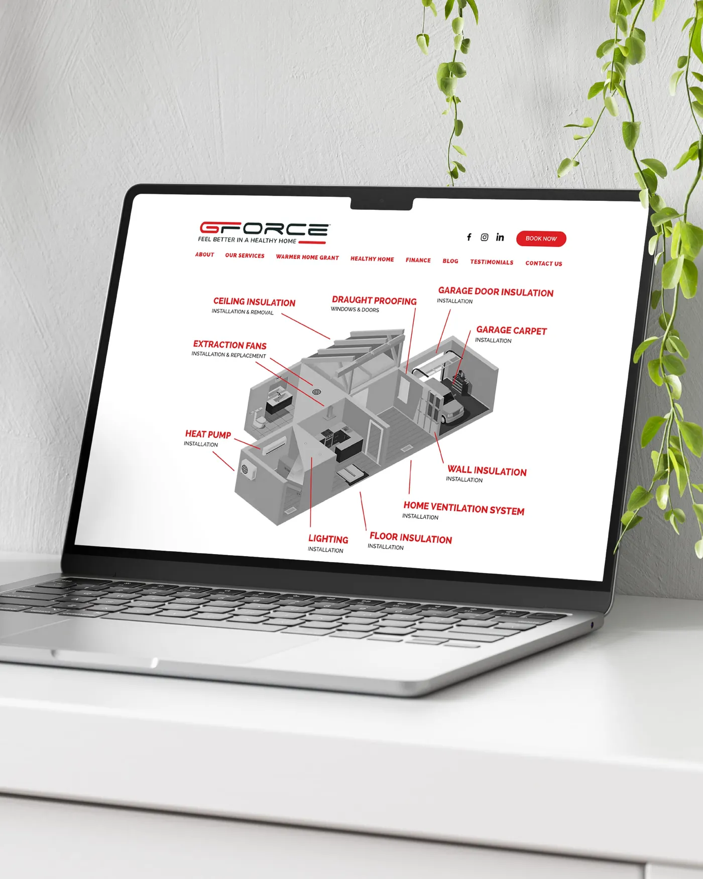 G-Force Healthy Homes NZ: Website