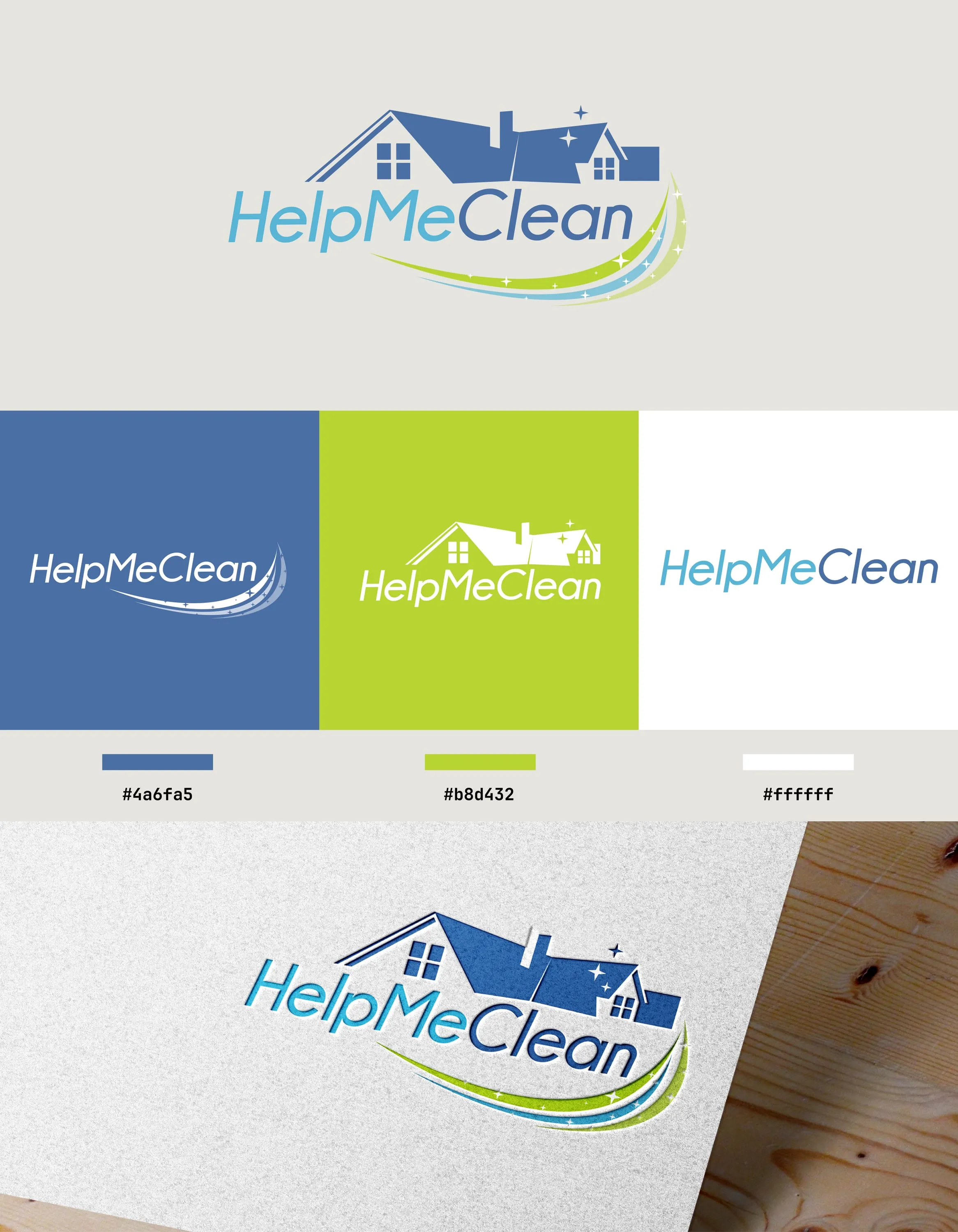 Help Me Clean: Logo