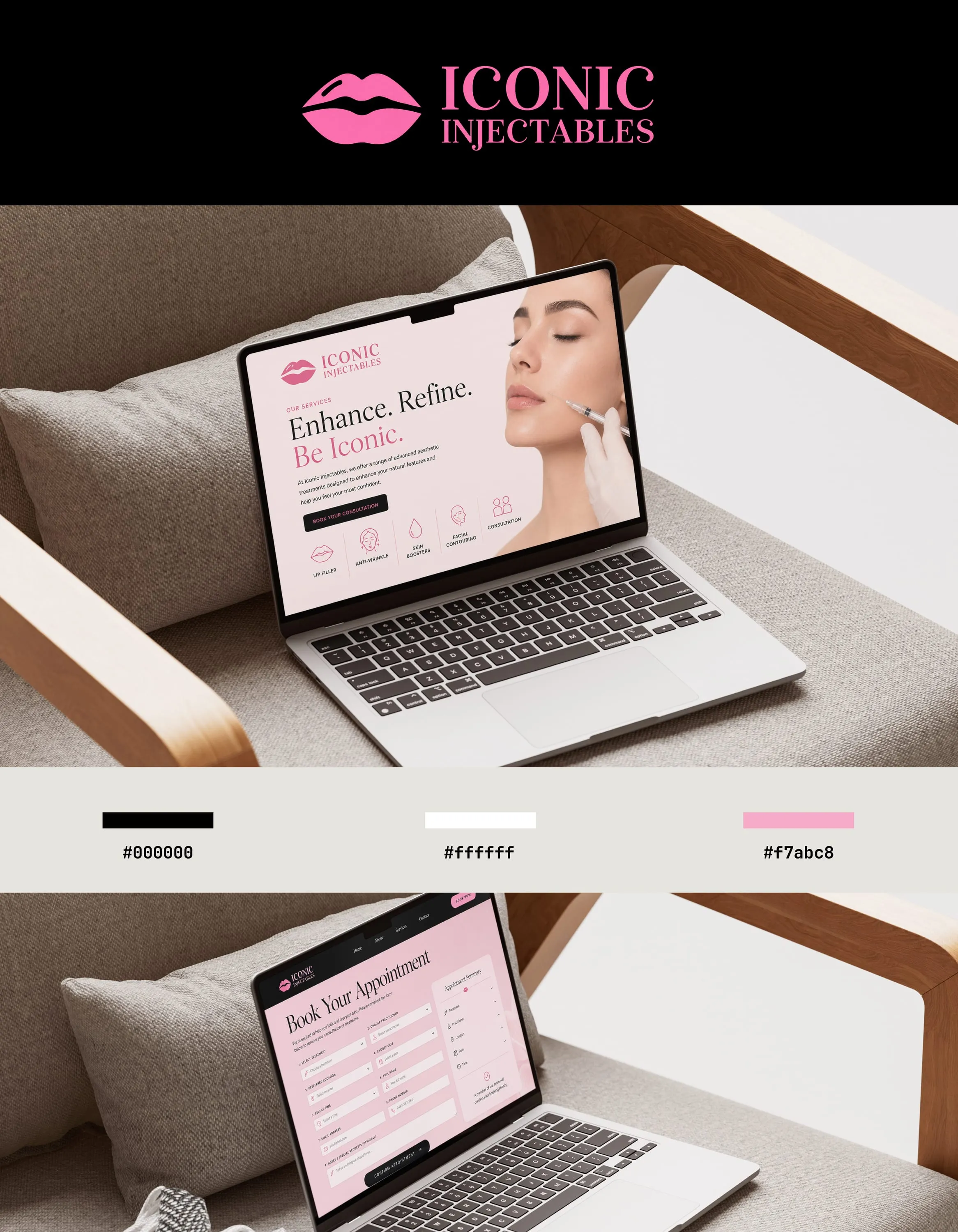 Iconic Injectables: Website