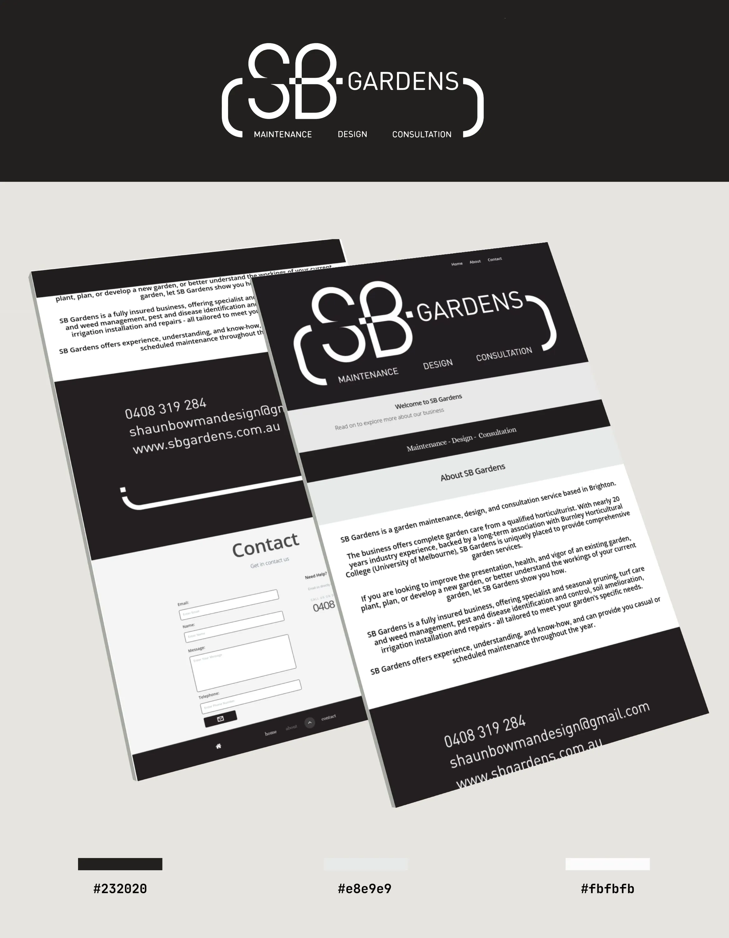 SB Gardens: Website