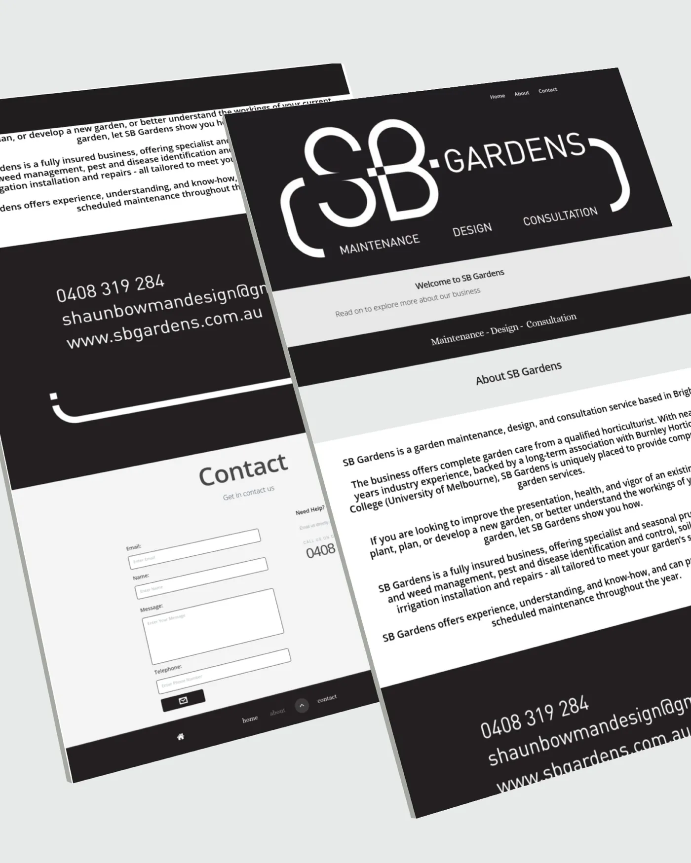 SB Gardens: Website